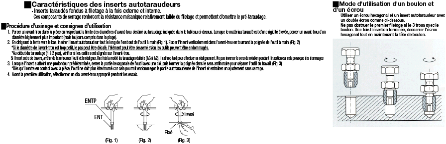 Tarauds pour inserts Tangless:Affichage d'image associés