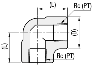 Raccords de tuyaux haute pression - Coude à 90°:Affichage d'image associés