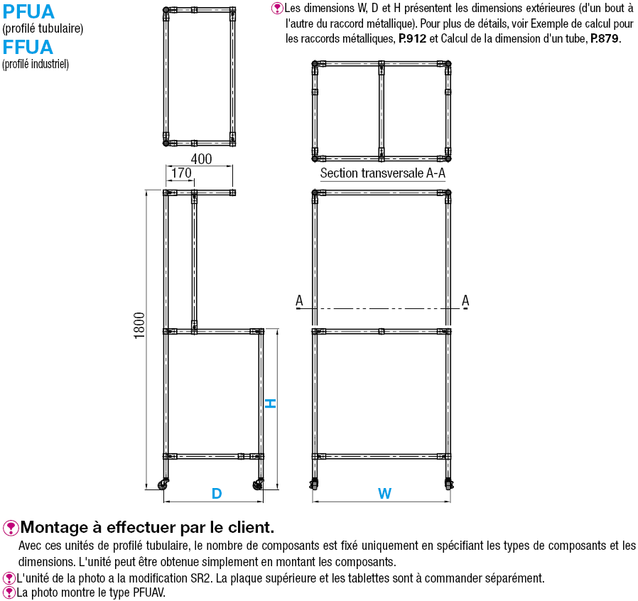 Unités standard de structure de tuyauterie:Affichage d'image associés
