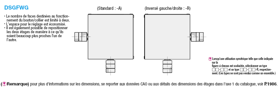 Table à 2 axes - Pour utilisation symétrique, rainure à queue d'aronde:Affichage d'image associés