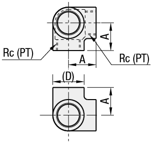 Raccords de tuyaux basse pression - Coude à 3 ports:Affichage d'image associés
