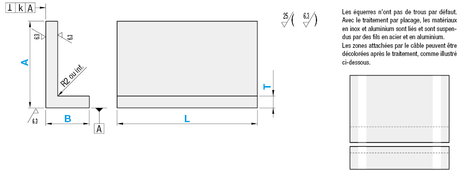 Équerre laminée traitée Configurable:Affichage d'image associés