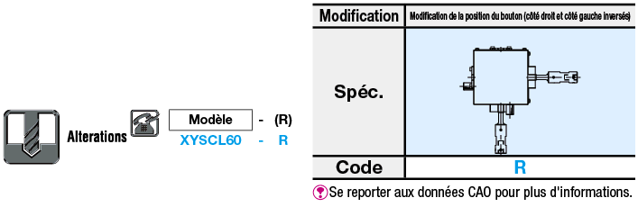 Table axes XY - Haute précision - Pas 4.2mm - Extension de poignée - A queue d'aronde:Affichage d'image associés