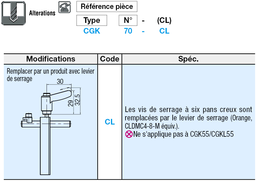 Support pour guide convoyeur/Type standard:Affichage d'image associés