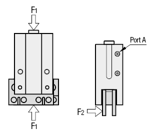 Cylindre de pince pneumatique pneumatique pince pneumatique de style parallèle avec interrupteur magnétique sans contact MHC2-10D double effet/simple effet 10-16 mm 
