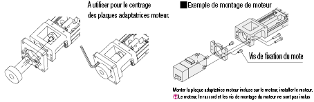 Gabarit pour montage moteur/LX30:Affichage d'image associés