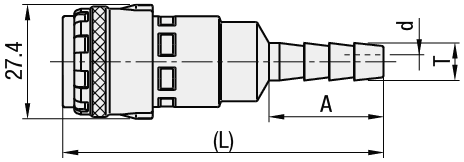 Raccords pneumatique/Standard/Connexion sur tube/Douilles avec mécanisme de verrouillage:Affichage d'image associés