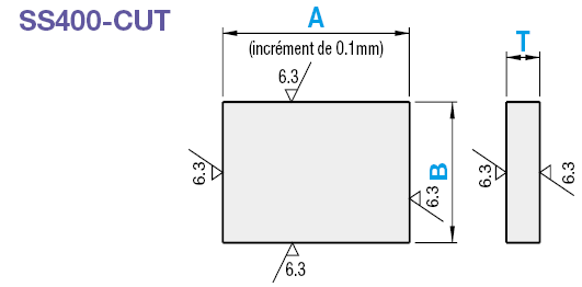 EN 1.0038 Équiv./Plaques à 1 dimensions configurables:Affichage d'image associés