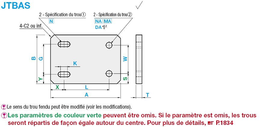 Plaques de montage en tôle:Affichage d'image associés