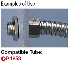 Flexible Fixed Model Tube Connector for ISN (Head for Panel Mounting):Related Image