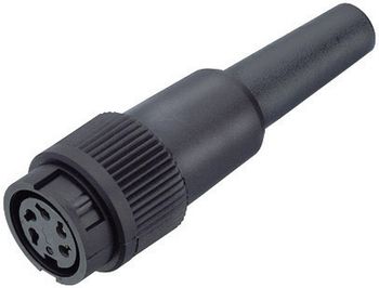 Connecteur de câble femelle à baïonnette, sortie de câble 4-6mm
