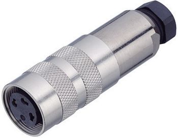 Connecteur de câble femelle avec anneau de blindage, blindage possible, PG 7, sortie de câble 4-6mm