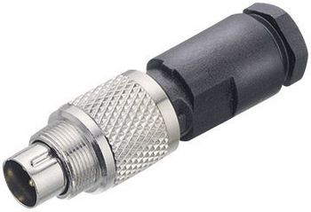 Connecteur de câble mâle M9 IP67, sortie de câble 3.5-5mm