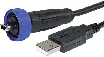 Adaptateur de connecteur USB 2.0 - Fiche IP68, droite PX0441/3M00
