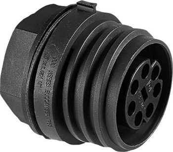 Connecteur mâle cylindrique, série montage (connecteurs) : EXP