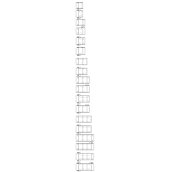 CombiCard 1000-3000 / CombiSet 500, Tirants d’ancrage N pour le montage des éléments frontaux, Eléments de base BC...N (hauteur 51 mm) et couvercle pour face arrière