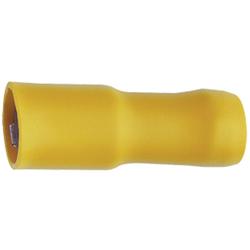 Prise de balle 4 mm² Diamètre de la broche 6 mm²: 5 mm isolé jaune Klauke 9