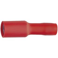 Prise de balle 0,50 mm² Diamètre de la broche 1 mm²: 4 mm isolé rouge Klauke 9
