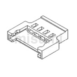 Boîtier de connecteurs fil à fil avec pas de 2.00 mm (51006) 51006-0400