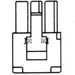 Boîtier à bornes relais Minifit au pas de 4.80mm (5025, prise) 5025-02R1
