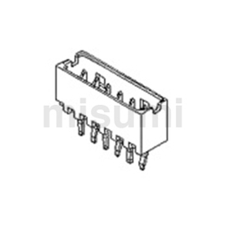 Galette droite MicroBlade™ au pas de 2.00mm pour cartes de circuit imprimé (51004)