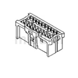 Boîtier pour circuit imprimé MicroClasp® au pas de 2.0mm (51353) 51353-2600
