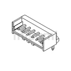 Galette pour circuit imprimé Micro-Latch™ en angle au pas de 2.00mm (53254) 53254-0570