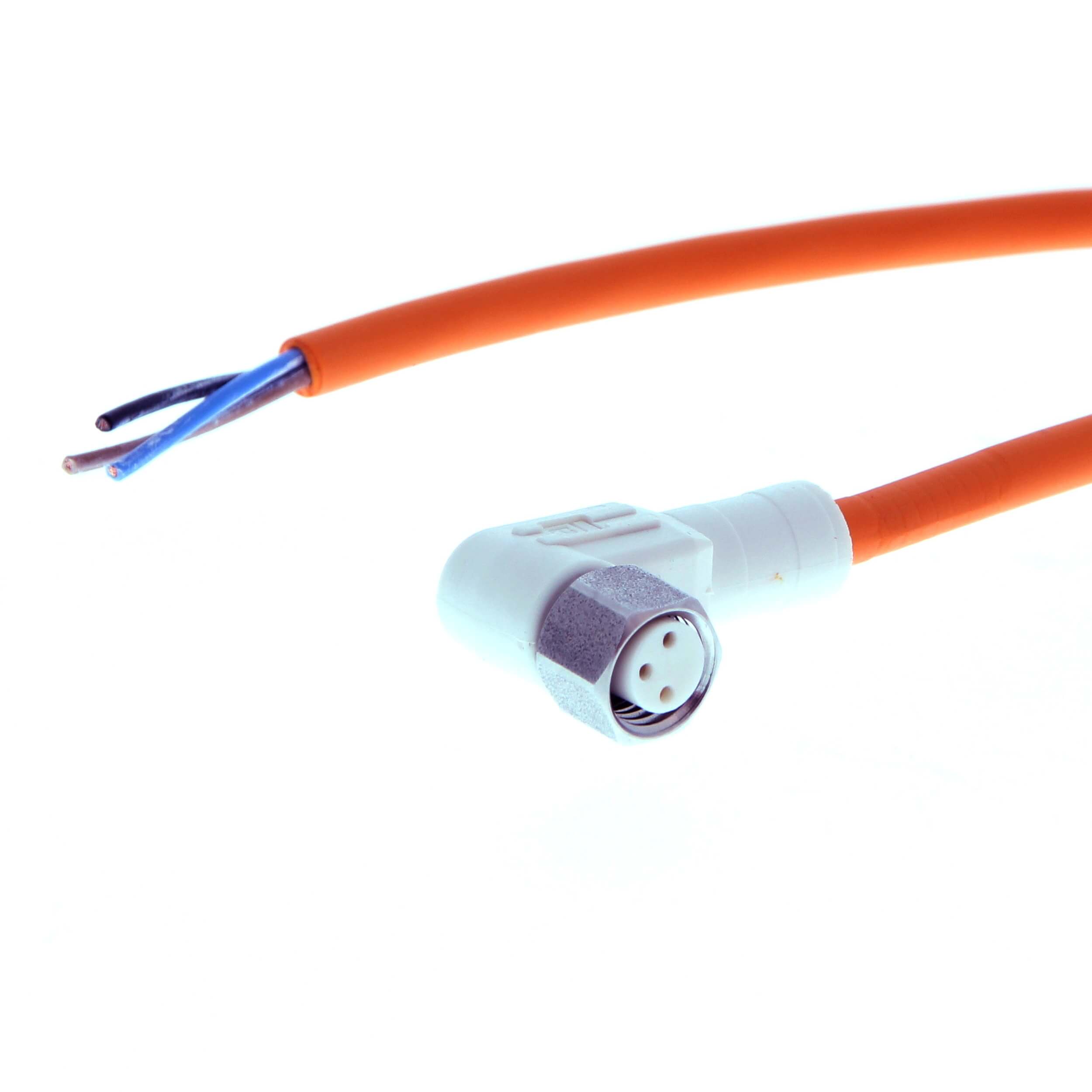 Connecteurs de câble en polypropylène résistant aux détergents et aux lavages (M8 / M12) [Y92E-S_PP] Y92E-S12PP4A 10M