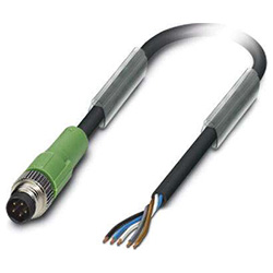 Câble de capteur / actionneur SAC-5P, fiche droite M8, codage B