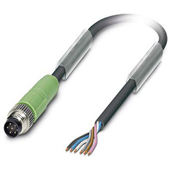 Câble de capteur / actionneur SAC-6P, fiche droite M8