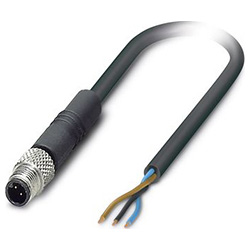 Câble de capteur / actionneur SAC-3P, fiche droite M5