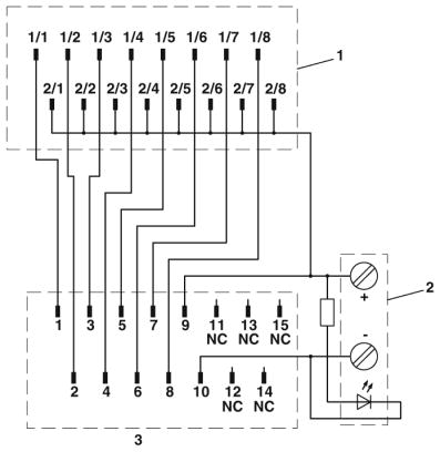 Adaptateur PLC-V8/D15