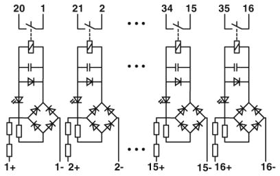 Module VARIOFACE 16 voies, Honeywell Experion LX Digital