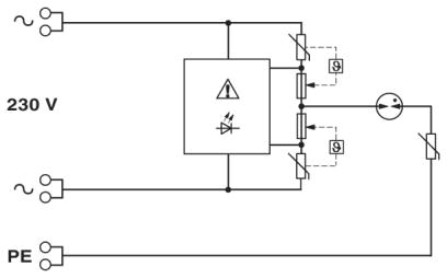 Dispositif anti-surtension de type 3, limiteur type 3, BT-1S