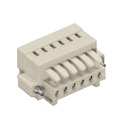 Connecteur de type à ressort, série 734, pas de 3.5mm, femelle - connecteur compact