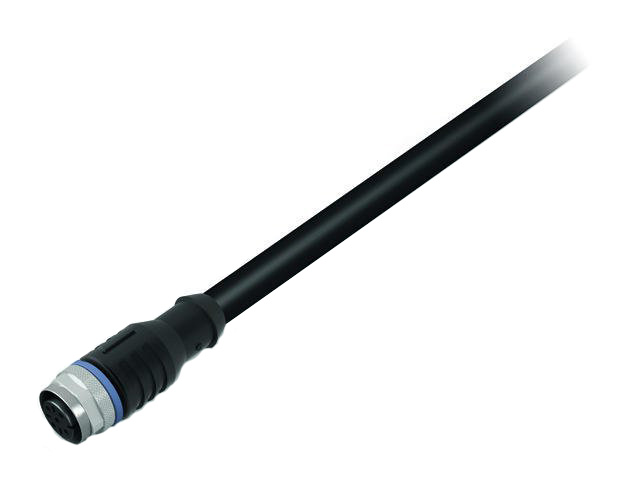 Câble de capteur / actionneur, prise coudée M12, une extrémité de câble libre