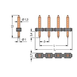 Barrette à broches (précision)