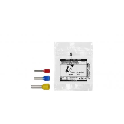 Wiha Embouts de câblage avec collerette plastique, jeu 100 pcs code couleur 1 (FR) / DIN