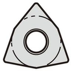Type hexagonal 80°, négatif, avec trou WNMG○○WQ "finition à découpe intermédiaire" avec bord racleur
