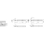 Barre en acier type S-SWUB (P)-A (usinage de diamètre intérieur) S10H-SWUBL06-07A