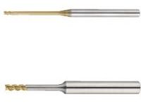 TSC series carbide long neck square end mill, 3-flute, 45° spiral / long neck model TSC-HEM3LB1.5-10