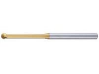 TSC series carbide ball end mill, spherical, 2-flute / stub, long neck model