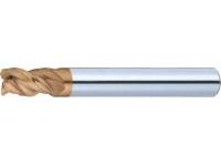 TSC series carbide radius end mill (for shrinkage fitting), 3-flute, 45° spiral / stub model