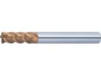 TSC series carbide radius end mill, 4-flute, 45° spiral / short model