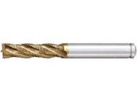 AS Coated High-Speed Steel Roughing End Mill, Regular, Center Cut