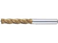 AS Coated High-Speed Steel Roughing End Mill, Long, Center Cut