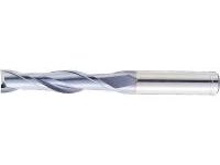 TiCN Coated Powdered High-Speed Steel Square End Mill, 2-Flute, Long VPM-EM2L16