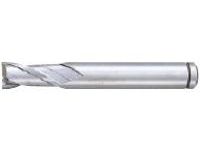 Powdered High-Speed Steel Square End Mill, 2-Flute, Short / Non-Coated Model PM-EM2S20
