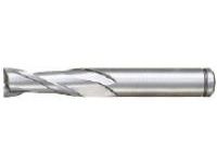 Powdered High-Speed Steel Square End Mill, 2-Flute / Regular / Non-Coated Model PM-EM2R22