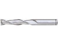 Powdered High-Speed Steel Square End Mill, 2-Flute, Long / Non-Coated Model PM-EM2L3